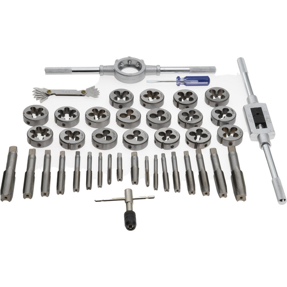 Value Collection 314-9642 Tap & Die Set 1/8-27 to 3/4-16 Taps, 1/4-20 to 3/4-16 Dies, NPT, UNC & UNF