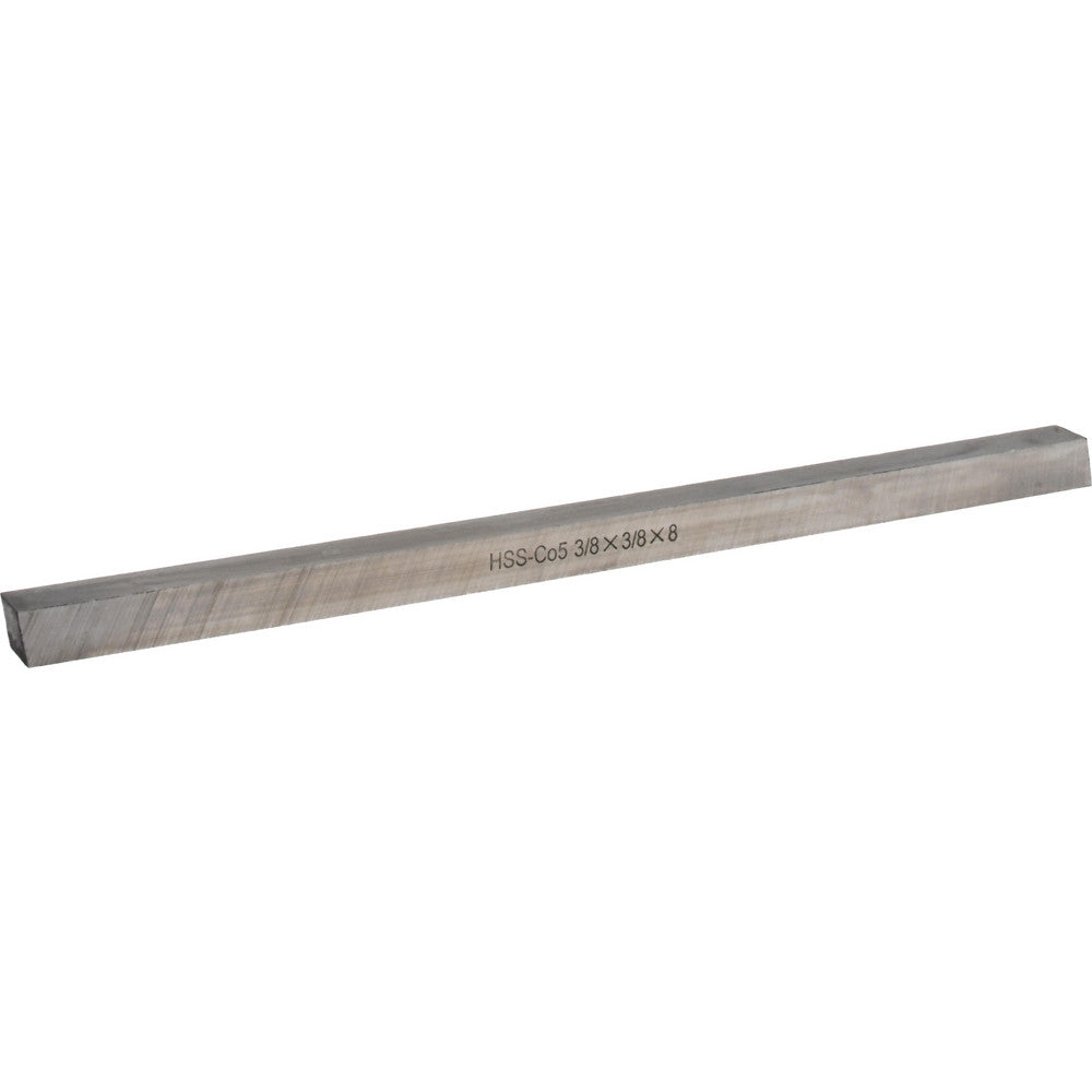Value Collection 460-2330 Tool Bit Blank 3/8" Wide, 3/8" High, 8" OAL, M35 Cobalt, Square