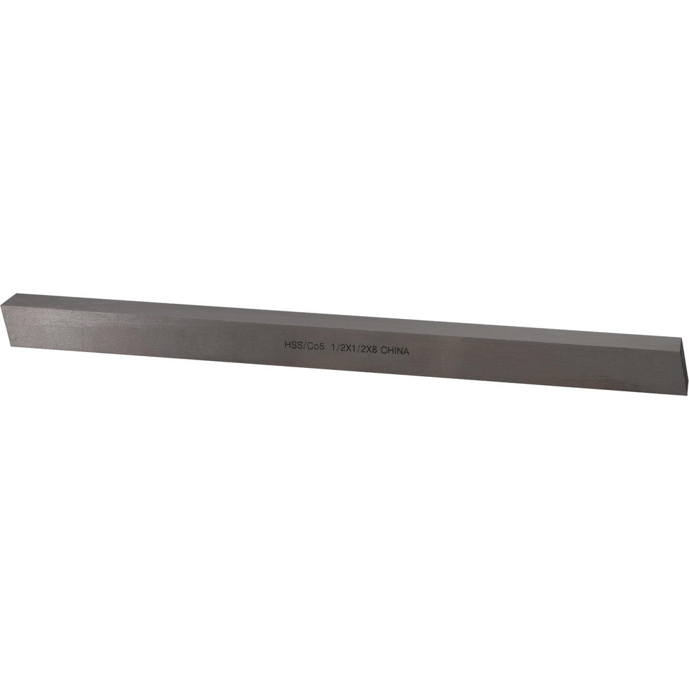 Value Collection 460-2500 Tool Bit Blank 1/2" Wide, 1/2" High, 8" OAL, M35 Cobalt, Square