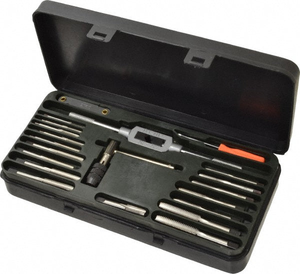 Value Collection 314-9543 Tap & Die Set 1/8-27 Taps, 1/8-27 to 1/8-27 Dies, Metric Coarse, Metric Fine & NPT
