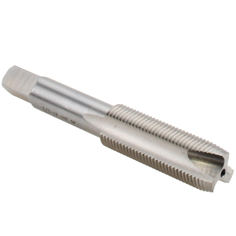 Value Collection JY63328595 Spiral Point Tap 5/8-18, UNF, 3 Flutes, Plug, High Speed Steel, Bright Finish