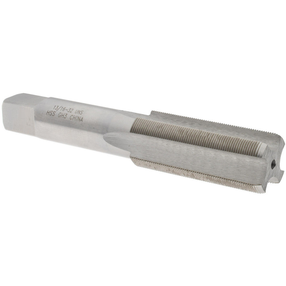 Value Collection JY63328702 Straight Flute Tap 13/16-32 UNS, 4 Flute, Bottoming Chamfer, HSS, Bright/Uncoated Finish