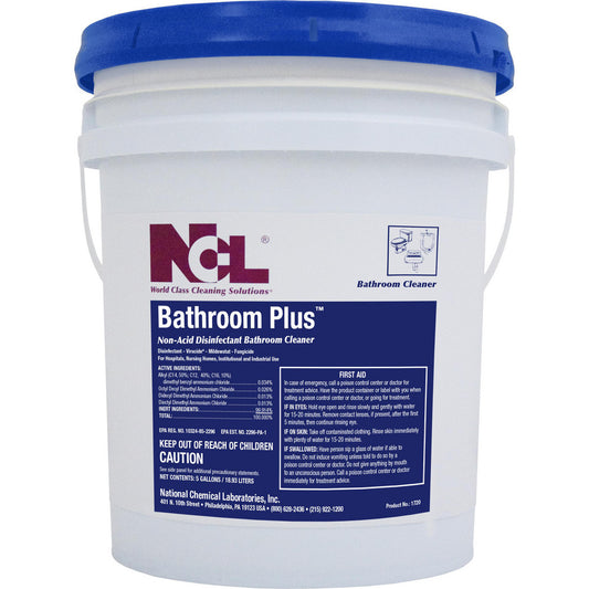 National Chemical Laboratories 1720-21 Bathroom Cleaners Product Type Bathroom Cleaner Deodorizer Disinfectant Toilet Bowl Cleaner  Form Liquid  Container Type Pail  Container Size 5 gallons  Scent Fresh Floral