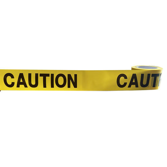 PRO-SAFE BT-CAUTION23300 Barricade & Flagging Tape Tape Type Barricade  Legend CAUTION  Material Polypropylene  Thickness (mil) 2  Overall Length 300.00ft  Roll Length (Feet) 300