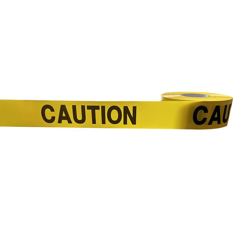 PRO-SAFE BT-CTN431000 Barricade & Flagging Tape Tape Type Barricade  Legend CAUTION  Material Polypropylene  Thickness (mil) 4  Overall Length 1000.00ft  Roll Length (Feet) 1000