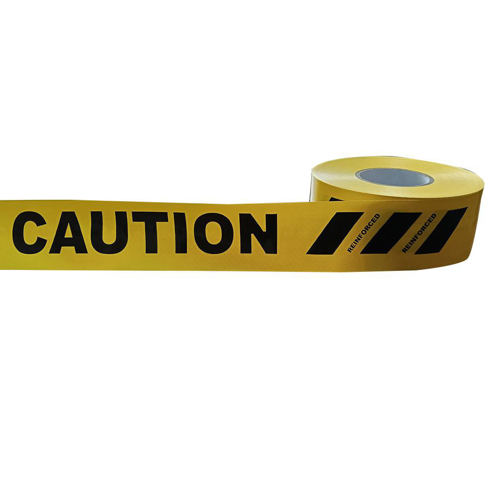 PRO-SAFE REBT-YB63500 Barricade Tape Black & Yellow,  Message" CAUTION", 3" Width, 500.00' Length