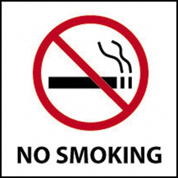 AccuformNMC S1P Sign Square, "No Smoking"