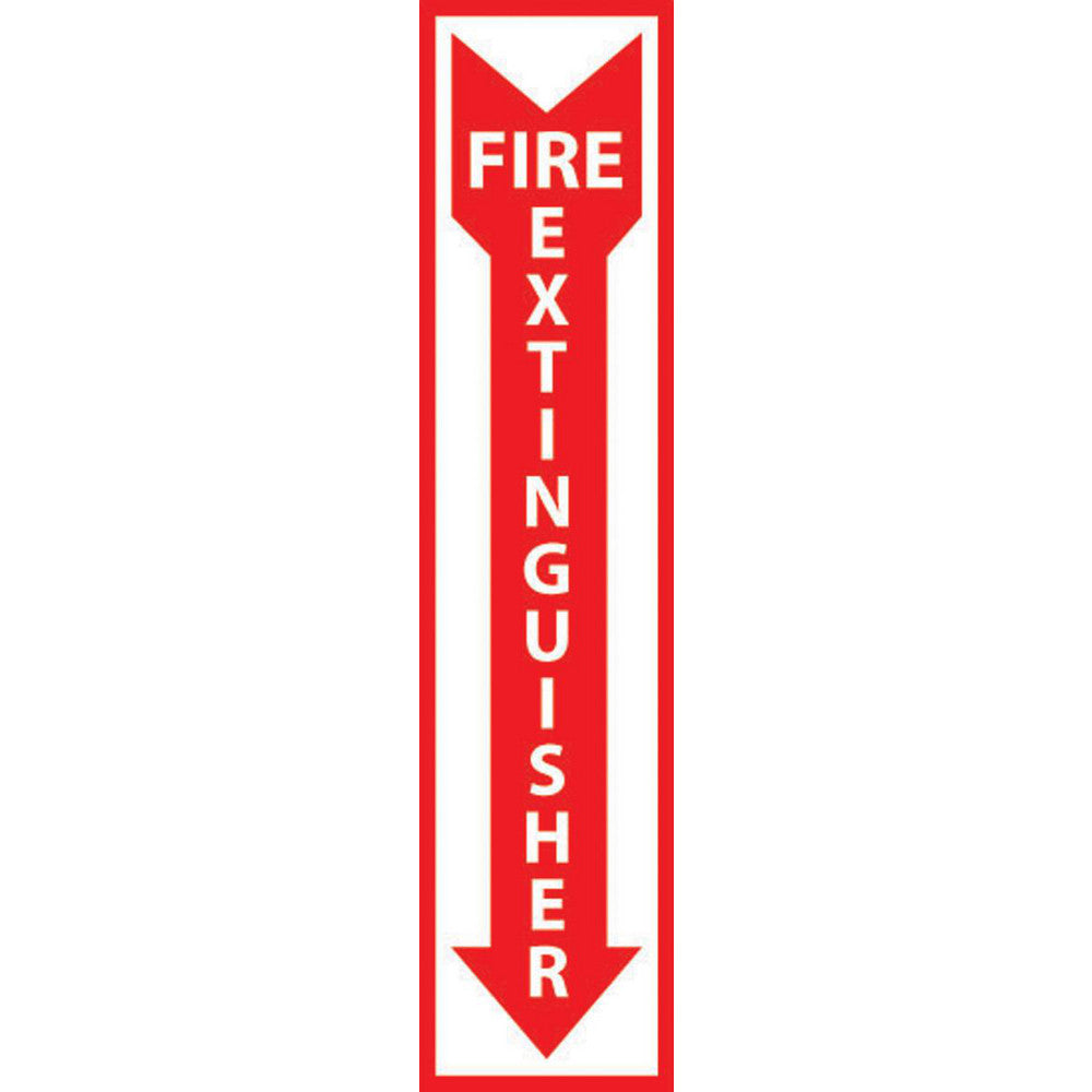 AccuformNMC MSCM23R Fire Sign Fire Extinguisher