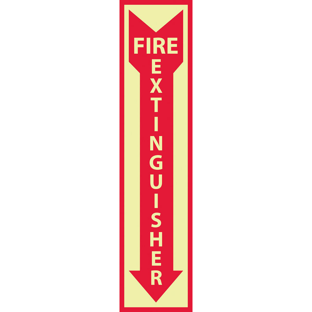 AccuformNMC MSCGL23P Fire Sign Fire Extinguisher
