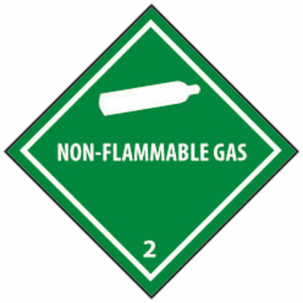 AccuformNMC DL6P 10-3/4" Wide x 10-3/4" High, Pressure-Sensitive Vinyl Placard