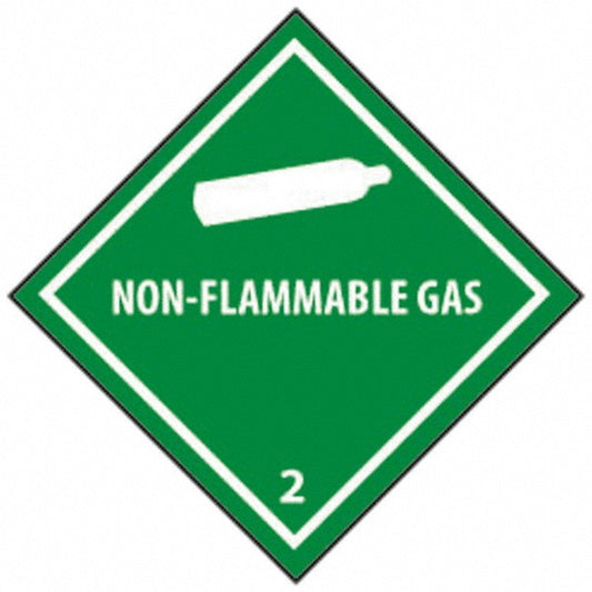AccuformNMC DL6P 10-3/4" Wide x 10-3/4" High, Pressure-Sensitive Vinyl Placard