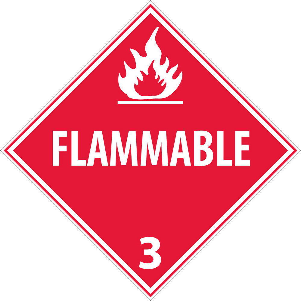 AccuformNMC DL158P 10-3/4" Wide x 10-3/4" High, Pressure-Sensitive Vinyl Placard