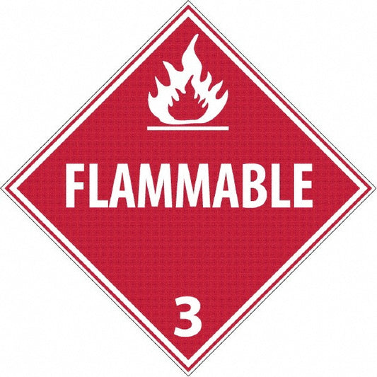 AccuformNMC DL158R 10-3/4" Wide x 10-3/4" High, Rigid Plastic Placard