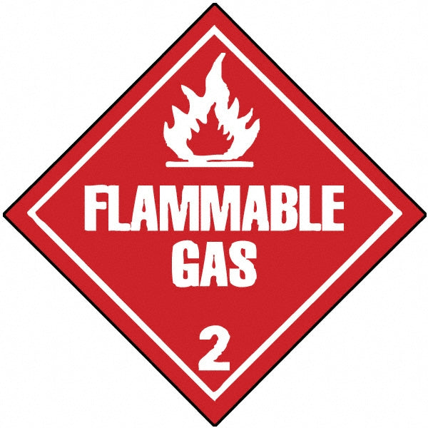 AccuformNMC DL46P 10-3/4" Wide x 10-3/4" High, Pressure-Sensitive Vinyl Placard