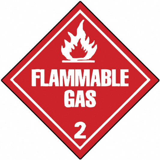 AccuformNMC DL46P 10-3/4" Wide x 10-3/4" High, Pressure-Sensitive Vinyl Placard