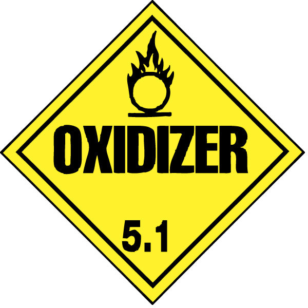 AccuformNMC DL14P 10-3/4" Wide x 10-3/4" High, Pressure-Sensitive Vinyl Placard