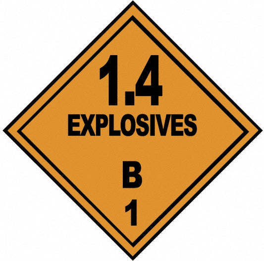 AccuformNMC DL44P 10-3/4" Wide x 10-3/4" High, Pressure-Sensitive Vinyl Placard