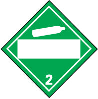AccuformNMC DL6BP 10-3/4" Wide x 10-3/4" High, Pressure-Sensitive Vinyl Placard