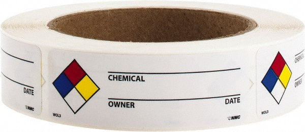 AccuformNMC WOL3 Hazardous Material Label 1" High