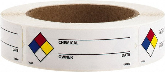AccuformNMC WOL3 Hazardous Material Label 1" High