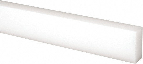 USA Industrials BULK-PS-AC-116 Plastic Bar Acetal, 1/2" Thick, 48" Long, Natural Color