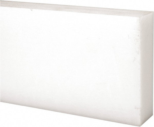 USA Industrials BULK-PS-AC-251 Plastic Bar Acetal, 1" Thick, 48" Long, Natural Color
