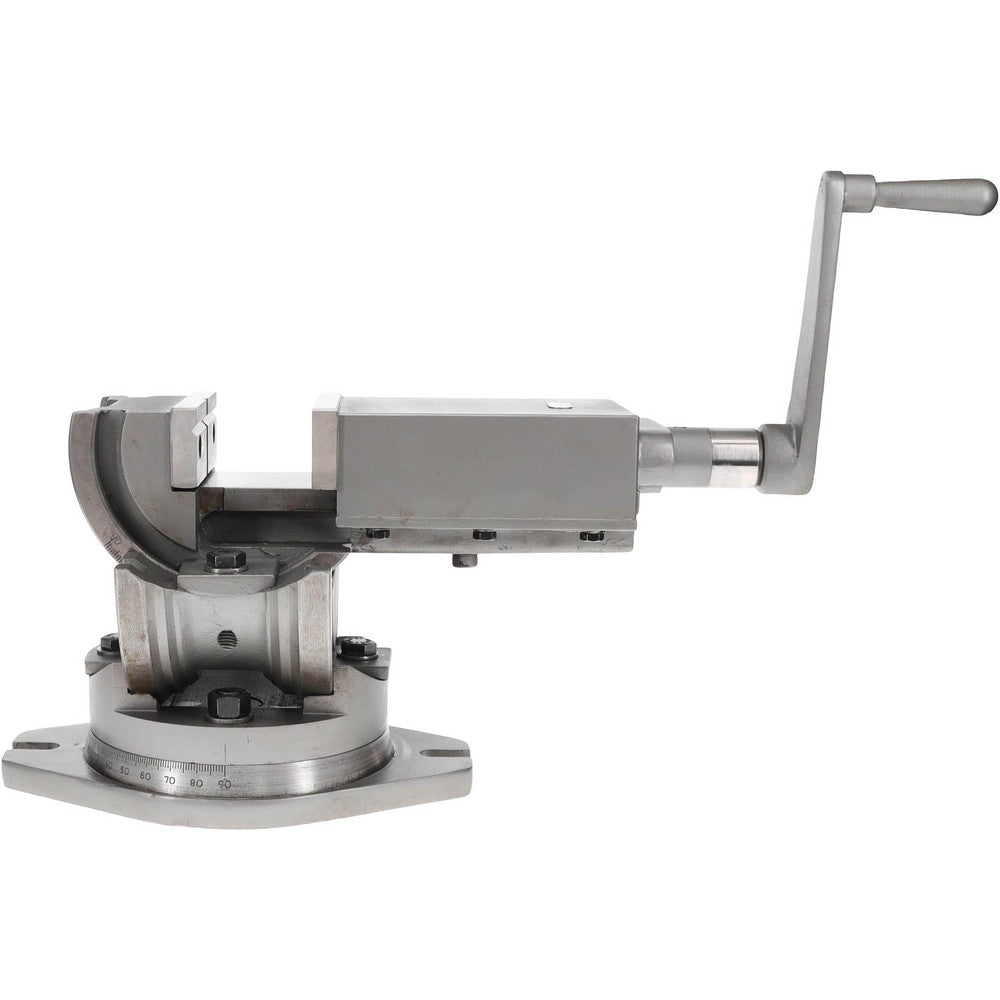 Gibraltar 110052 Machine Vise Single-Station, 4.00" Jaw Width, 4" Jaw Opening, Swivel Base, Precision