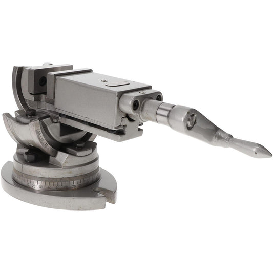 Gibraltar 110050 Machine Vise Single-Station, 2.00" Jaw Width, 2" Jaw Opening, Swivel Base, Precision
