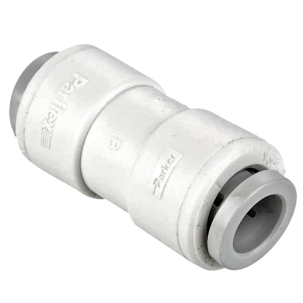 Parker PP8UC6 Push-To-Connect Tube to Tube Tube Fitting Union, 1/2 x 3/8" OD