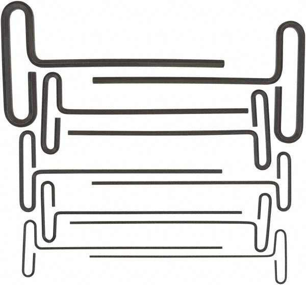 Bondhus 15538 10 Piece Loop T-Handle Hex Key Set