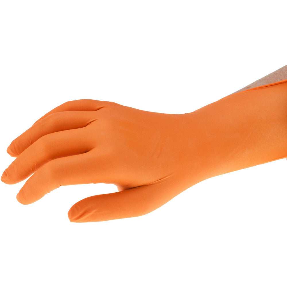 PRO-SAFE 63-332ORPF/XXL Disposable Glove Size 2X-Large, 5.0 mil, Nitrile, General Purpose Grade, Powder-Free