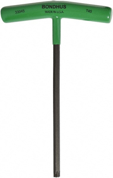 Bondhus 33045 Torx Key T-Handle, T45, 8.1" OAL, Steel