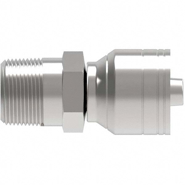 Eaton 06Z-106-BG Hydraulic Hose Male Pipe Rigid Fitting 0.3750" Hose ID, 0.3750" Hose OD, Hose Size 6, 3/8-18 Thread