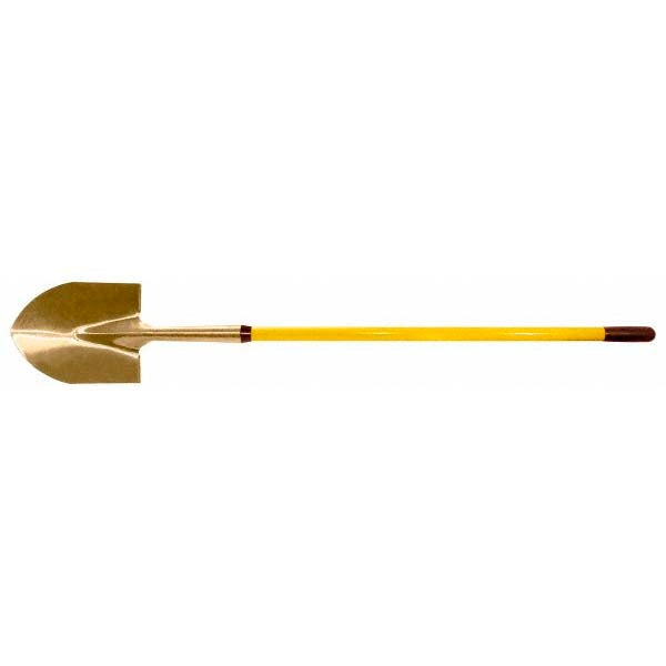 Ampco S-81FG Scooping Shovel Aluminum Bronze, Round, 9" Blade Width