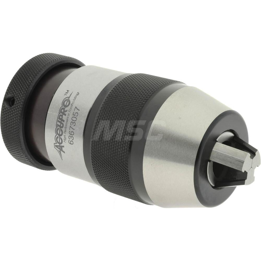 Accupro PN01308000MSC Drill Chuck 1/32 to 1/2" Capacity, Tapered Mount, JT6