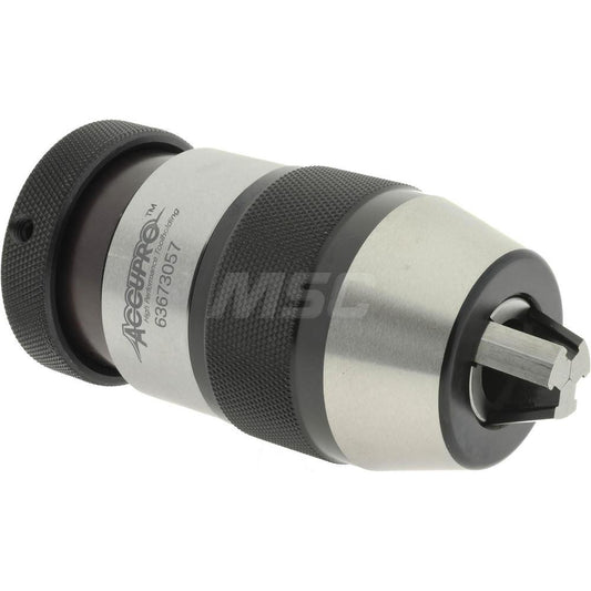 Accupro PN01308000MSC Drill Chuck 1/32 to 1/2" Capacity, Tapered Mount, JT6