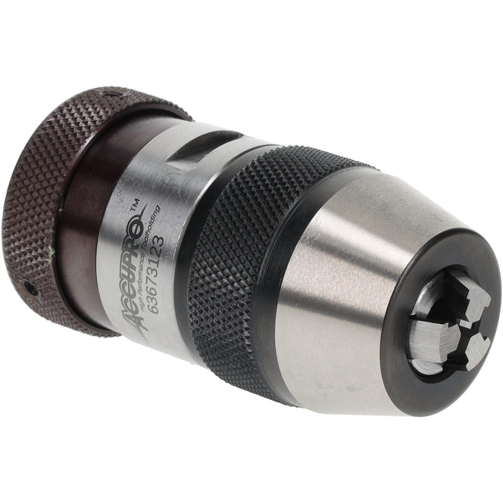 Accupro PX00604000MSC Drill Chuck 1/64 to 1/4" Capacity, Tapered Mount, JT1
