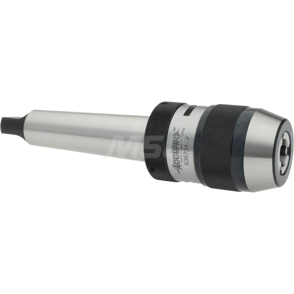 Accupro SPS1604000MSC Drill Chuck 1/8 to 5/8" Capacity, Integral Shank Mount, 4MT
