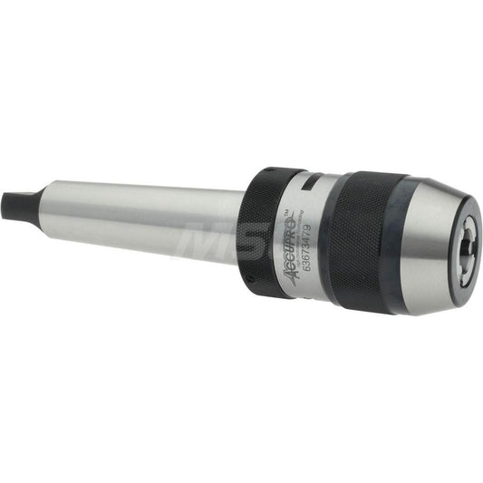 Accupro SPS1604000MSC Drill Chuck 1/8 to 5/8" Capacity, Integral Shank Mount, 4MT