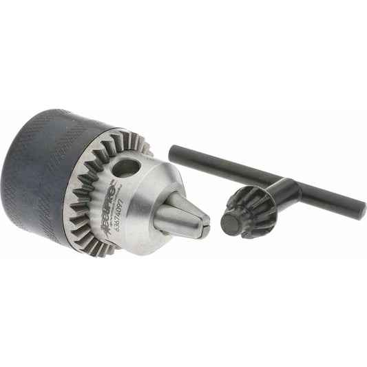 Accupro CL00609000MSC Drill Chuck 1/32 to 1/4" Capacity, Threaded Mount, 3/8-24 in