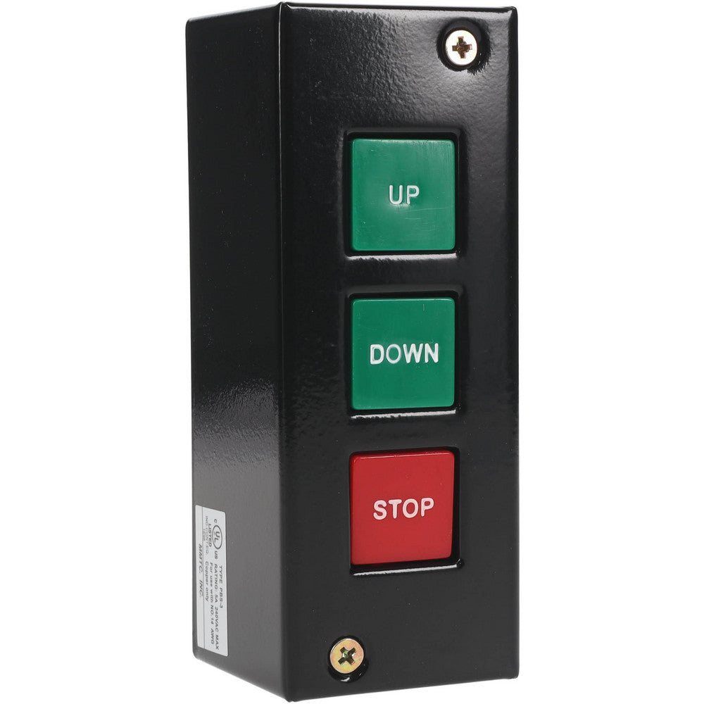 Value Collection PBS-602 Push-Button Control Station Momentary, NO/NC, Up, Down & Stop