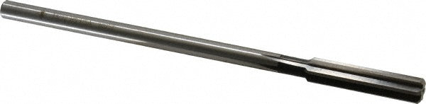 Cleveland C25878 Chucking Reamer 13/32" Dia, 7" OAL, 1-3/4" Flute Length, Straight Flute, Straight-Cylindrical Shank, HSS