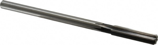 Cleveland C26083 Chucking Reamer 1/2" Dia, 8" OAL, 2" Flute Length, Straight Flute, Straight-Cylindrical Shank, HSS