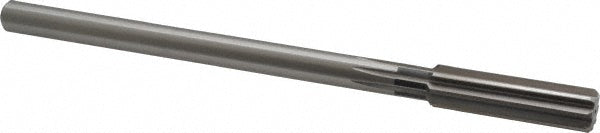 Cleveland C26217 Chucking Reamer 9/16" Dia, 8" OAL, 2" Flute Length, Straight Flute, Straight-Cylindrical Shank, HSS
