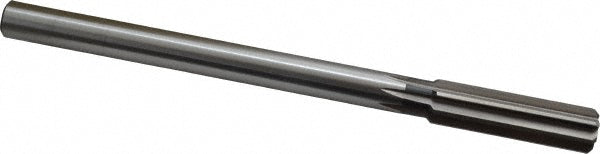 Cleveland C26615 Chucking Reamer 3/4" Dia, 9-1/2" OAL, 2-1/2" Flute Length, Straight Flute, Straight-Cylindrical Shank, HSS