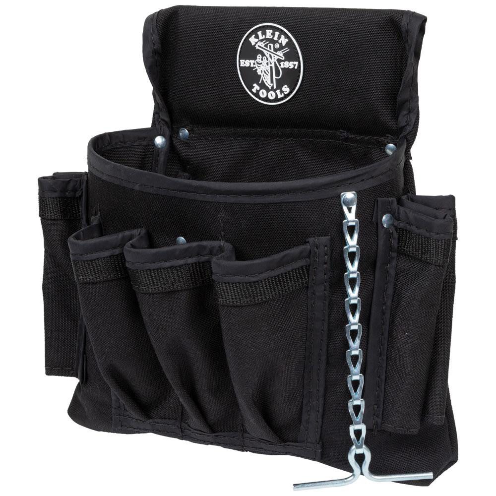 Klein Tools 5719 Tool Pouch 18 Pockets, Black