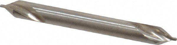 Cleveland C46261 Combination Drill & Countersink #00, 1/8" Body Dia, 118 deg, High-Speed Steel