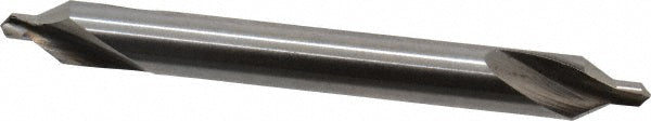 Cleveland C46264 Combination Drill & Countersink #2, 3/16" Body Dia, 118 deg, High-Speed Steel