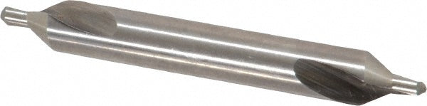 Cleveland C46265 Combination Drill & Countersink #3, 6.35 mm Body Dia, 118 deg, High-Speed Steel