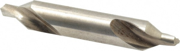 Cleveland C46268 Combination Drill & Countersink #6, 1/2" Body Dia, 118 deg, High-Speed Steel